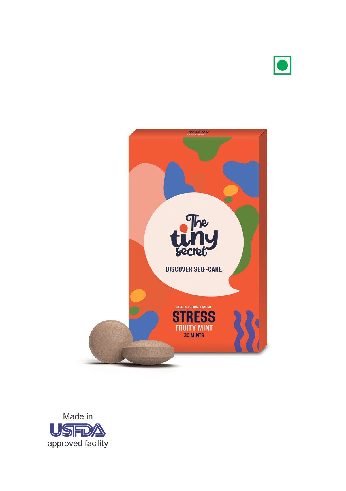TTS Stress Mints | Promotes calm mind | Bone, Muscle & Joint Support